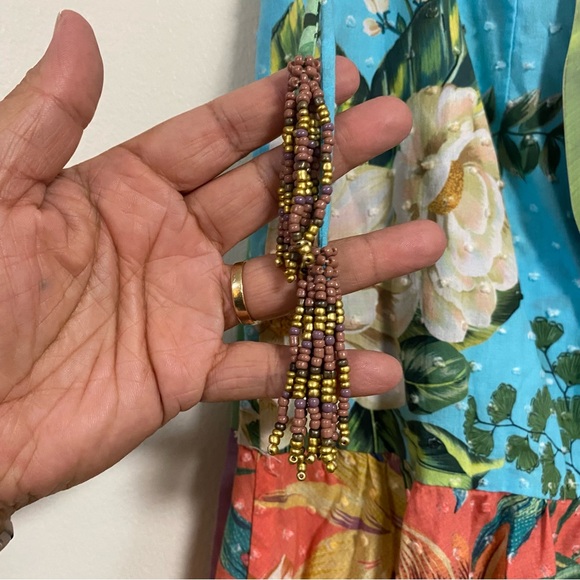 FARM Rio Skirt Women’s Size Small Multi color floral print Wrap Midi Skirt NWT - Picture 6 of 12